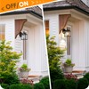 MATAMEYE Outdoor Wall Lantern, Exterior Waterproof Wall Sconce Light Fixtures,