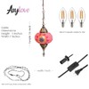 Asylove Turkish Mosaic Ceiling Lamps, Moroccan Pendant Lighting, Handmade Mosaic