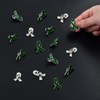 WANDIC 50pcs Green Ribbon Pins,Health Awareness Lapel Pin Green Ribbon