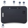 Nestl Reading Pillow with Portable Laptop Lap Desk - Shredded