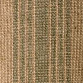 DII CAMZ38419 Middle Burlap Table Runner, 14 x 72, Center Stripe Artichoke
