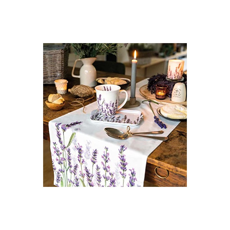 Ambiente Coffee Cup Lavender Shades White 400 ml Tea Cup
