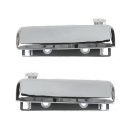 Left and Right Exterior Door Handle Set Drivers Side Compatible with 1979-1991 Ford Mustang