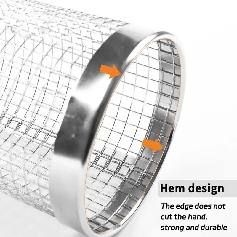 Rolling Grill Basket