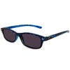 In Style Eyes Smarty Pants Non-Polarized Full Reader Sunglasses, Blue,