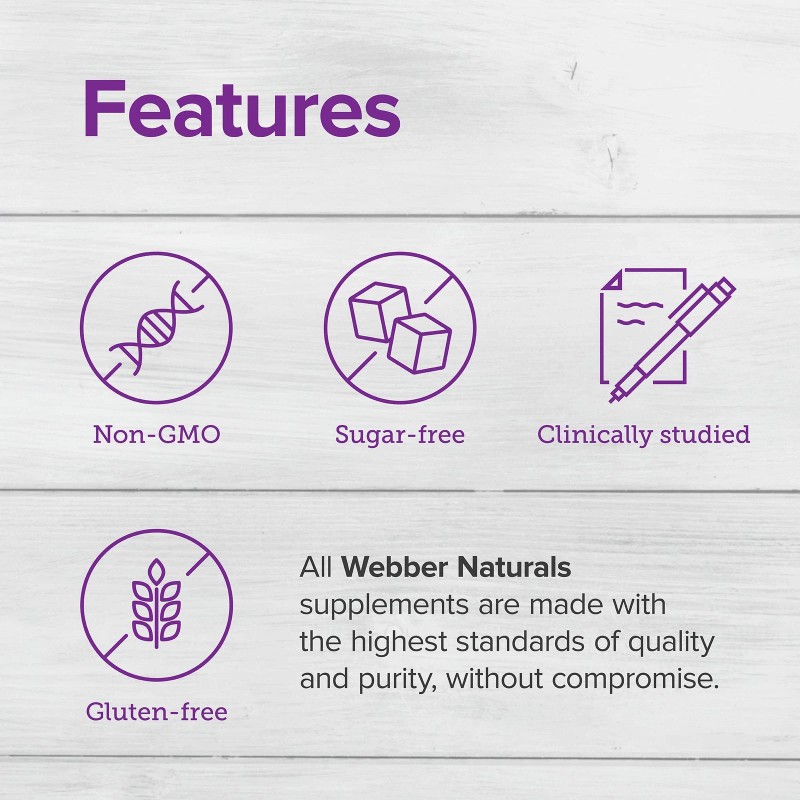 Webber Naturals Collagen 30 Biotin Supplement 120 Count Reduces Deep