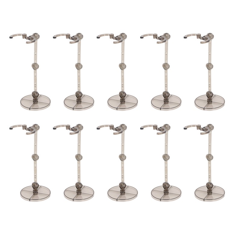 10 Sets Doll Stands Display Holders Action Figure Stand Mini
