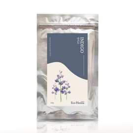 Eco Henna certified natural 100% henna dye powder, 1 piece, indigo (black) / 에코헤나 인증받은 천연100% 헤나염색약 가루, 1개, 인디고(검정색)