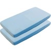 Sasma Home - 2 x Cot Bed Fitted Sheets 100%