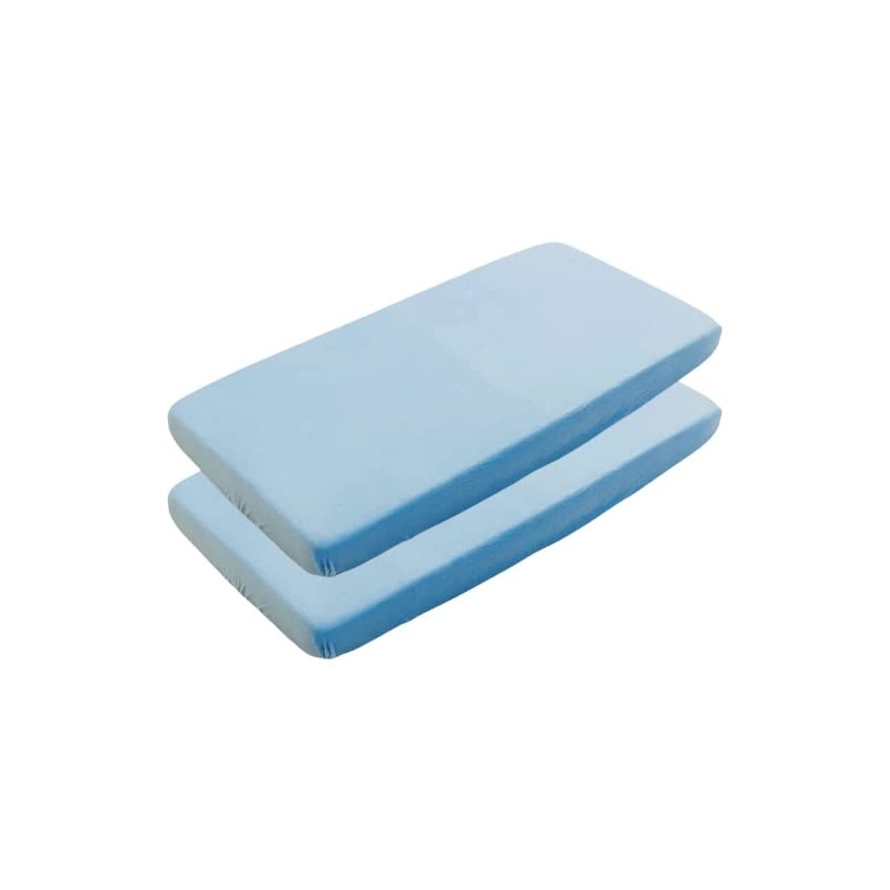 Sasma Home - 2 x Cot Bed Fitted Sheets 100%
