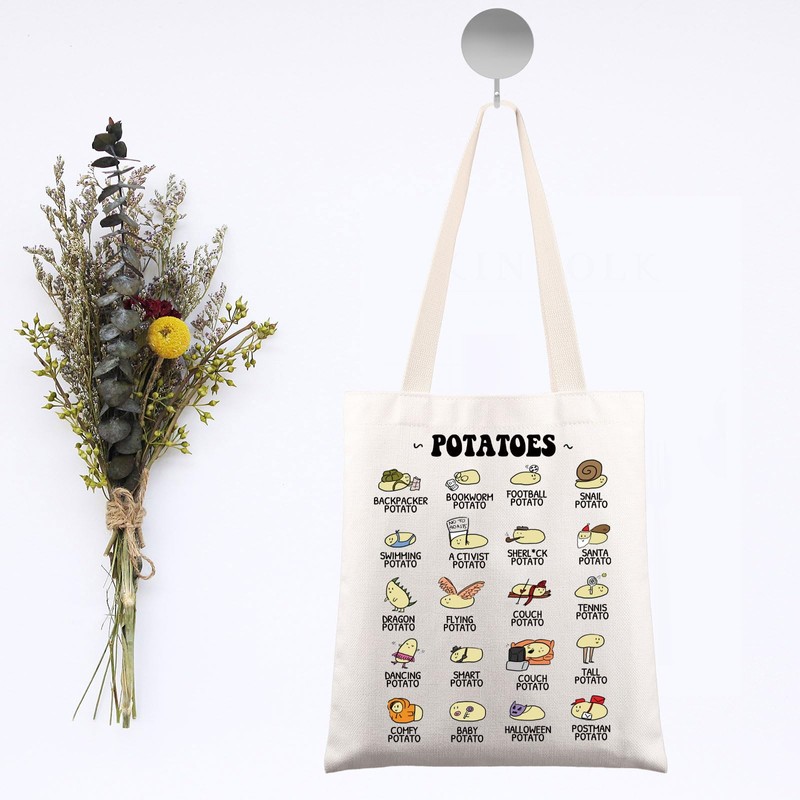 MYSOMY Potatoes Tote Bag - Lover's Gift - Shopping &
