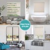 Joydeco Cordless Zebra Blinds for Windows, Dual Layer Light Control