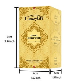 New Crown True Me Perfume for Women, Mini Light Glam Fragrance for Releasing Charm, Middle East Dubai Dropper Essential Oil 15ml