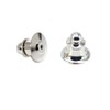 Badge Back Hardware Tie Tack Pin Badge Catch Clasp Deluxe
