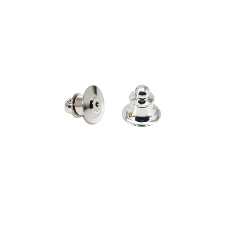 Badge Back Hardware Tie Tack Pin Badge Catch Clasp Deluxe