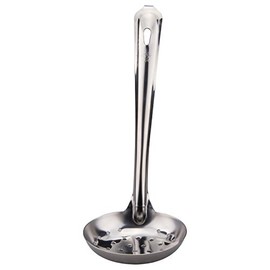 Squirrel Stainless Steel Both Pattern Ladle with Key Hole Bright Small Small 70 mm