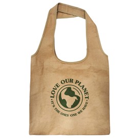 EARTHGRADE Reusable Shoulder Grocery Bag – Sustainable & Eco Friendly Washable Paper Totes with Cotton Canvas Handles & Durable Seams