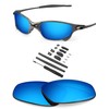 BlazerBuck Anti-salt polarised replacement lenses for Oakley Juliet, Ice blue