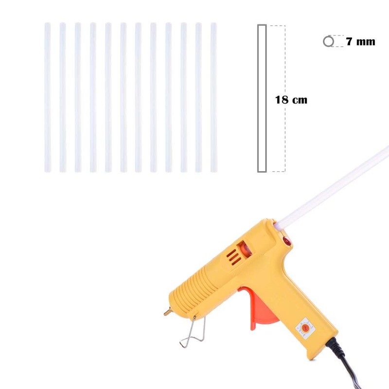 Hot Melt Glue Sticks, 20pcs 11x180mm Hot Melt Glue Sticks