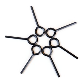 TKYPZY 6 Pack Allen Wrench Hex Key for Push Bar Door Panic Exit Devices 5/32 Inch Standard Hex Dogging Key with Full Loop Hex Key Keychain Set Solid Metal Hex Keys Wrench (Black)