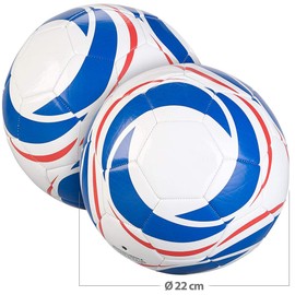 Speeron Children's Ball: Set of 2 Training Footballs Made of Faux Leather, 22 cm Diameter, Size 5, 440 g (Ball, Children's Toy, Volleyball)