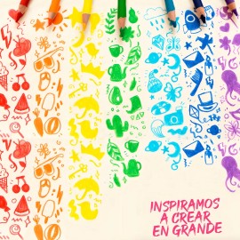 24 Lápices De Colores Redondos Prismacolor Junior Intensos