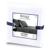 Royale Linens King Flat Sheet Only - Brushed 1800 Microfiber