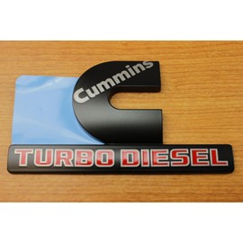 Dodge Ram 2500 3500 BLACK Cummins Turbo Diesel Decal Nameplate Emblem Mopar OEM