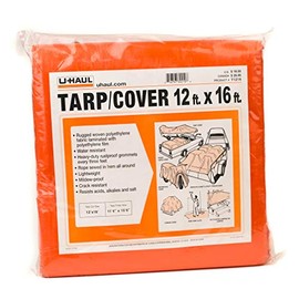 U-Haul Tarp Cover, Water Resistant Polyethylene - 12' x 16'