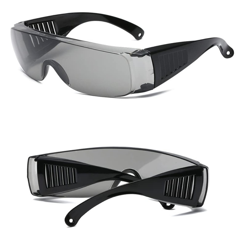 TopHomer Safety Glasses, Protective Lab Goggles UV Resistant Safety-Over Spectacles