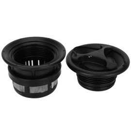 VGEBY Inflatable Boat Air Valve, 3Pcs Universal Spiral Air Plug Safety Air Valve with Filter Mesh Accessory for Inflatable Tent Boat Kayaks(black) Water Sports
