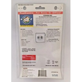 Lentek PestContro Ultrasonic with Night Light - White