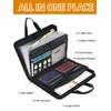 onvvippiv Important Document Organizer Folio Accordion File Organizer Fireproof Expanding