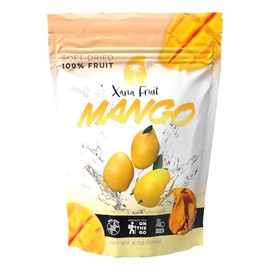 Xana Fruit Soft Dried Fruit - Mango Dried Fruit, 100% Fruit, Resealable Bag For Convenience, 6 Ounces
