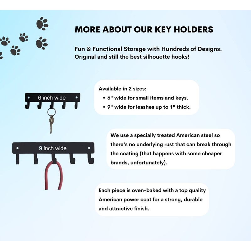 The Metal Peddler Key Rack Hooks - Hummingbird at Wildflower