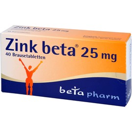 Zinc Beta 25 Effervescent Tablets Pack of 40