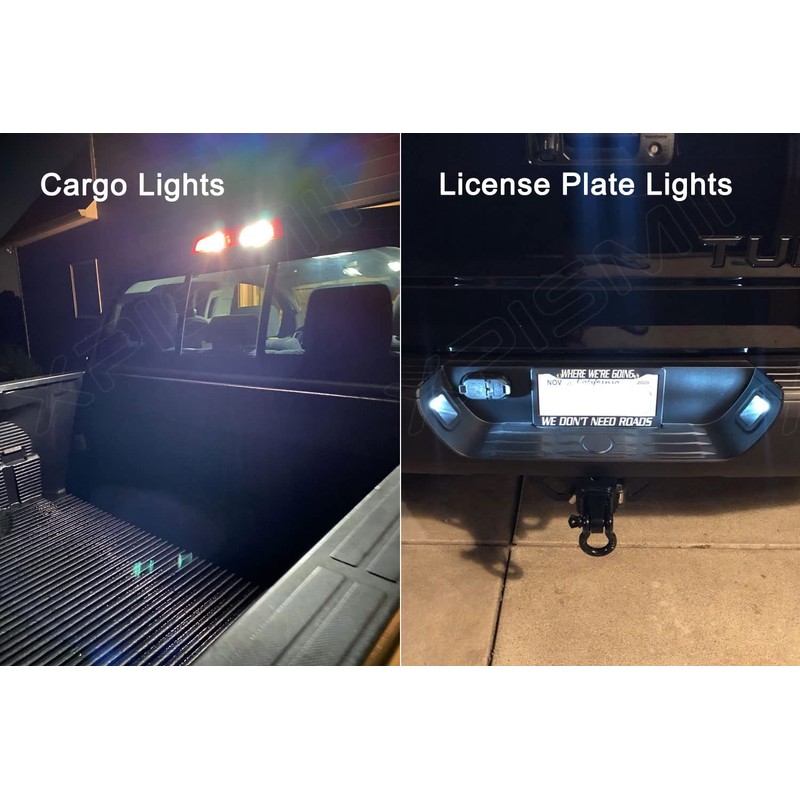 Xpismii 18 Piece 6000K White Tundra LED Interior Light Kit