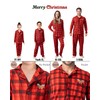 Rnxrbb 2024 Family Christmas Pajamas Matching Sets Holiday Xmas Christmas
