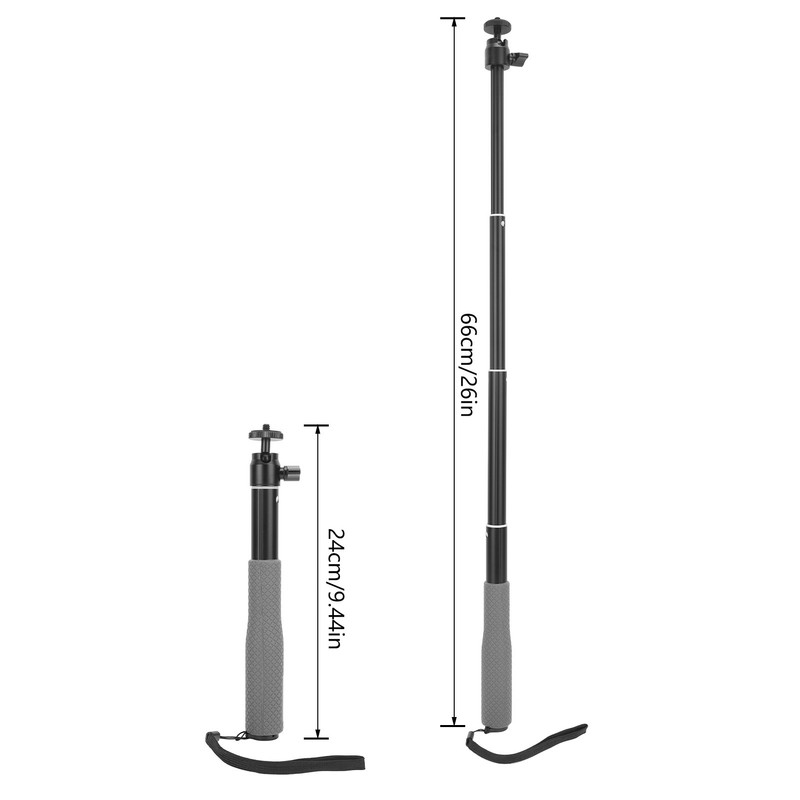Extension Selfie Stick 360 Degree Rotation Waterproof Aluminum Alloy for