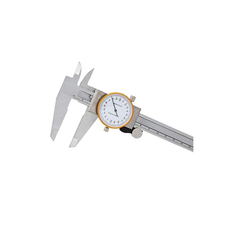 KATSU Dial Caliper Vernier 200mm 8 Inch Stainless Steel, High