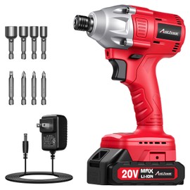 AVID POWER 20V Cordless Brushless Impact Driver Kit 1/4" 2220 in-lbs
