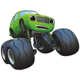 Nickelodeon 6 Inch Pickle Decal Green Truck Blaze Monster Machines Removable Peel Self Stick
