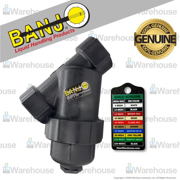 Banjo Genuine Banjo LS150-80 1-1/2" x 1-1/2" Y Line Strainer