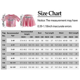Happy Cherry Girls Metallic Shirts Shiny Crop Top for Dancing Raves Performance Outfit Sequin Hip Hop 5-6T
