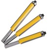 Gasea 3pcs 8mm Shank Top Bearing Flush Trim Router Bits