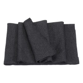 Rebower 50 cm x 1.2 m Elastic Cuffs, Ribbed Cuffs for Sewing Cotton Fabric, Knitted Rib Stretch Band, for Cuffs, Waistband, Collar, Dark Grey