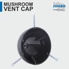 JUMBO 3 inch/4 inch ABS Mushroom Vent Cap