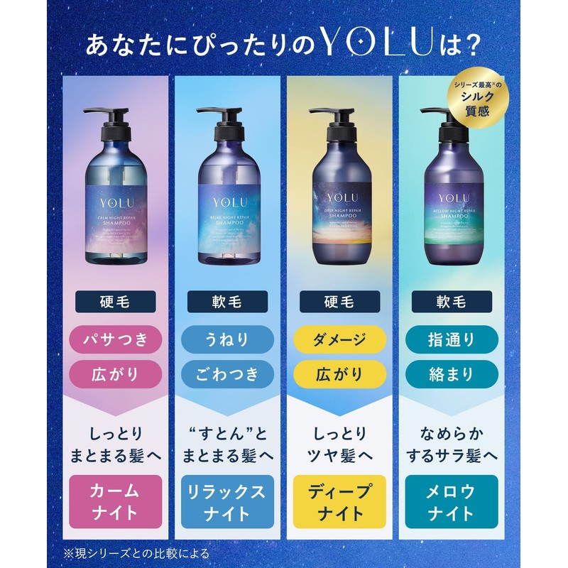 【New Model】 YOLU Yol Shampoo Deep Night Repair