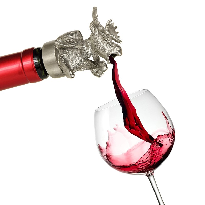 My Pour Head Stainless Steel Animal Wine Pourer Aerator -