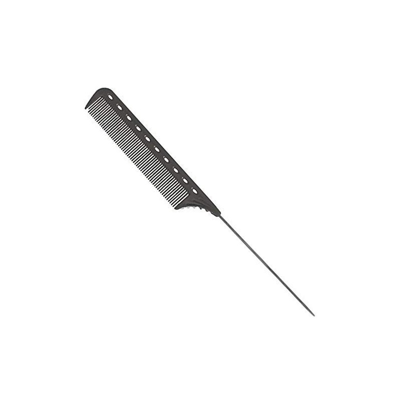 YSPARK Y.S.PARK Winding Comb YS-122 Carbon Black Hair Brush 1